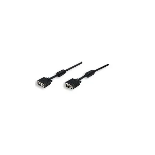 T.E.G. VGA HD15 verlengkabel M/F 3 m met ferriet