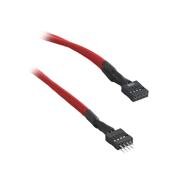 CableMod ModFlex Internal USB verlengkabel 30cm rood