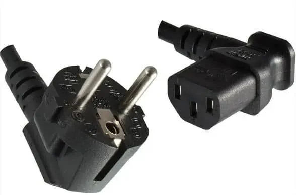 Microconnect netsnoer Schuko-C13 haaks 1,8m zwart