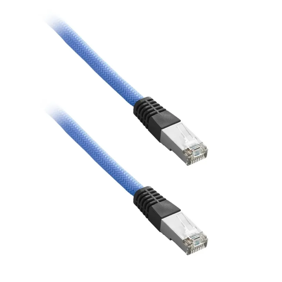 CableMod ModMesh Cat6 netwerkkabel 1m lichtblauw 10Gbit