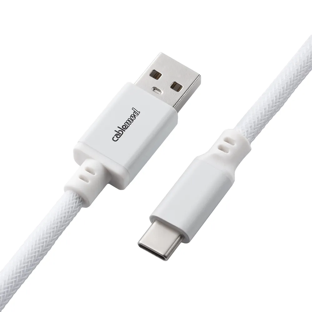 CableMod Pro keyboard kabel 150 cm glacier white USB-C