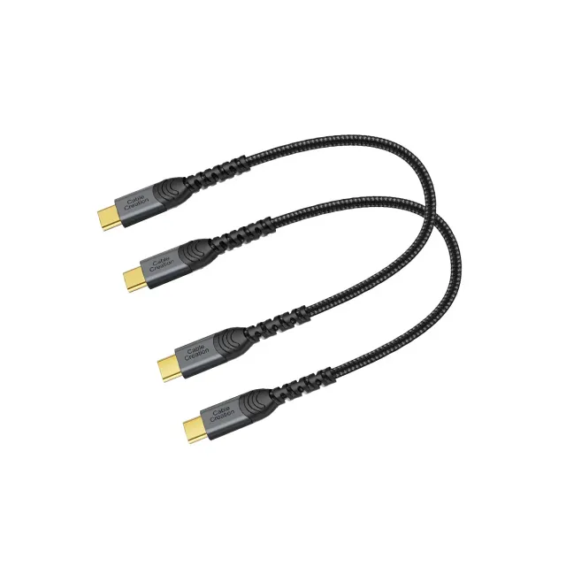 CableCreation USB-C naar USB-C oplaadkabel 0,3m 2-pack 60W