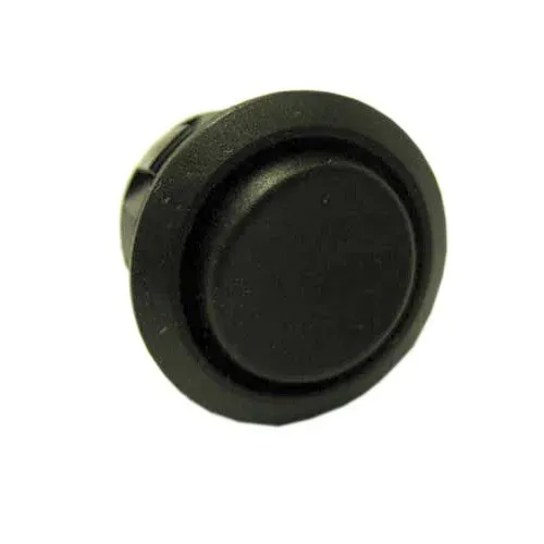 T.E.G. wipschakelaar inbouw 2-0-2 zwart 23mm