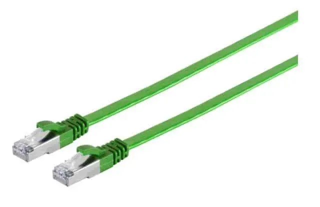 Microconnect CAT6a U/FTP platte netwerkkabel 10m groen