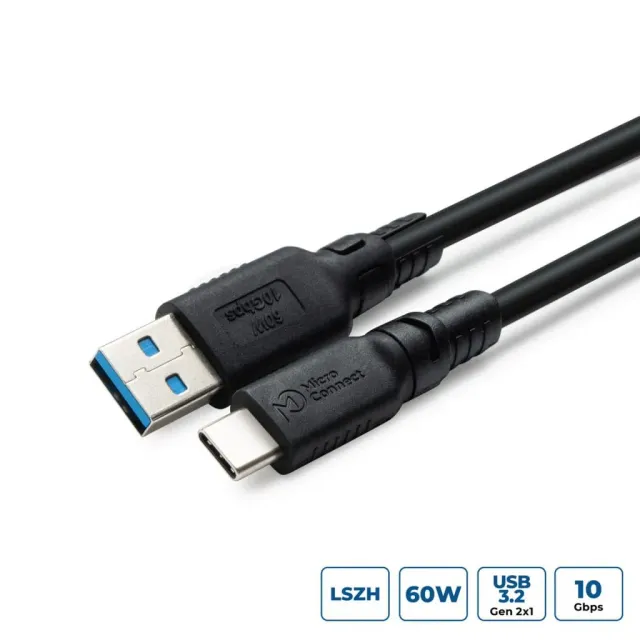 Microconnect ColorFlex USB-C naar USB-A kabel 3m 60W