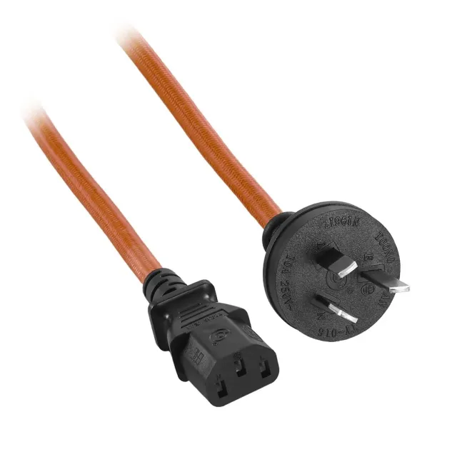 CableMod ModFlex C13 Voedingskabel AU-stekker 2m oranje
