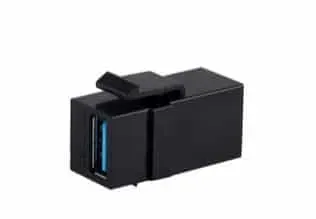 Microconnect USB-A keystone module female-female inbouw