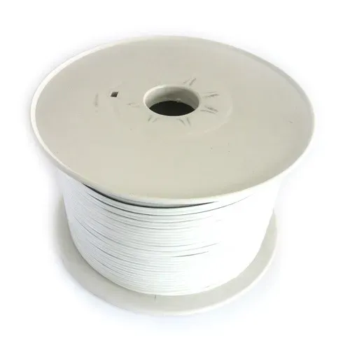 T.E.G. luidsprekerkabel 2x0,75mm² wit 100m haspel