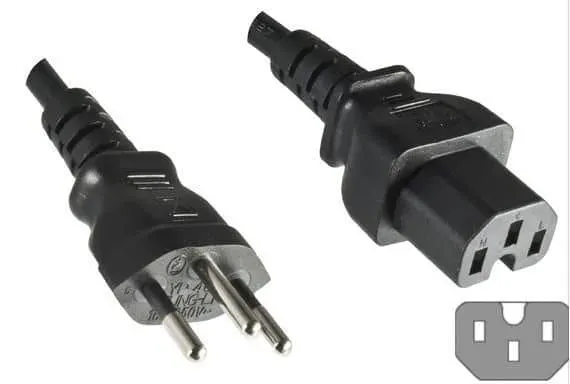Microconnect Type J-C15 netsnoer 1,8m Zwitsers