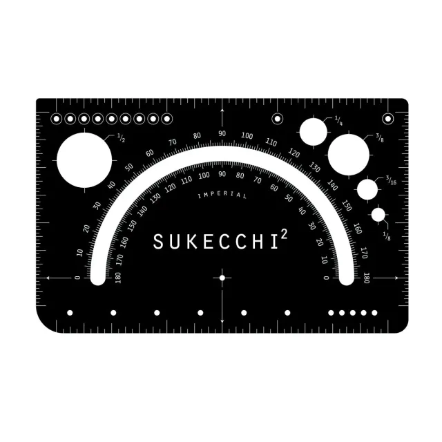 IQwire Sukecchi 2 tekentool liniaal creditcard aluminium