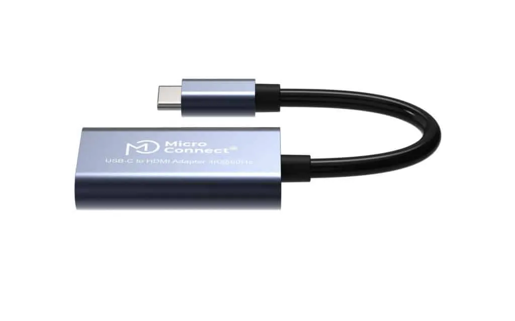 Microconnect USB-C naar HDMI adapter 0,15m zwart 4K60Hz