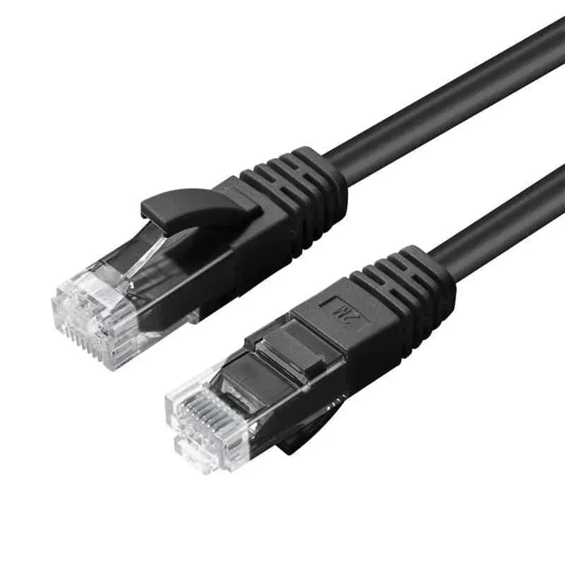 MicroConnect CAT6 U/UTP netwerkkabel 25m zwart 250MHz