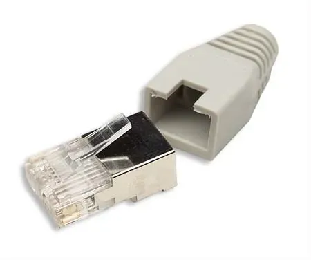 T.E.G. RJ45 stekker modulair met hoesje