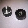 T.E.G. Knop schroef 15,5x24,5 mm streep zwart