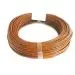 T.E.G. PVC montagedraad 0.7mm2 bruin