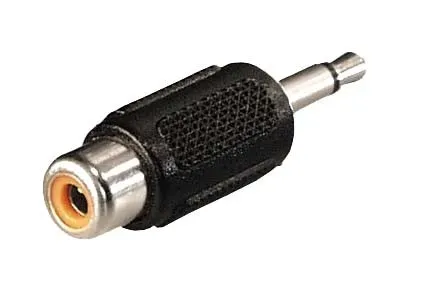 T.E.G. verloopadapter cinch naar 3,5mm mono