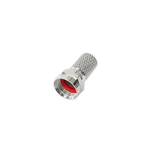 T.E.G. Twist-On F-Connector Rood 6,8mm per Stuk