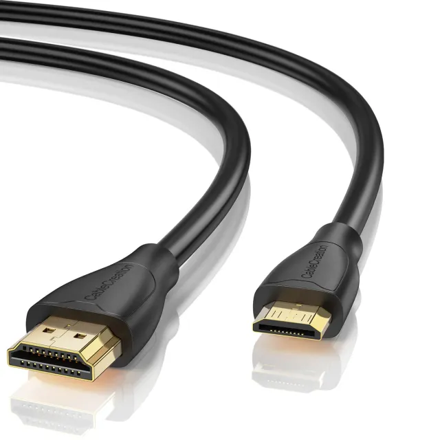 CableCreation Mini-HDMI naar HDMI kabel 4K 60Hz 1,8 m