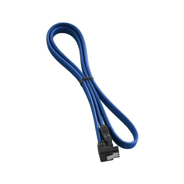 CableMod ModFlex Right Angle SATA 3 kabel 60cm blauw