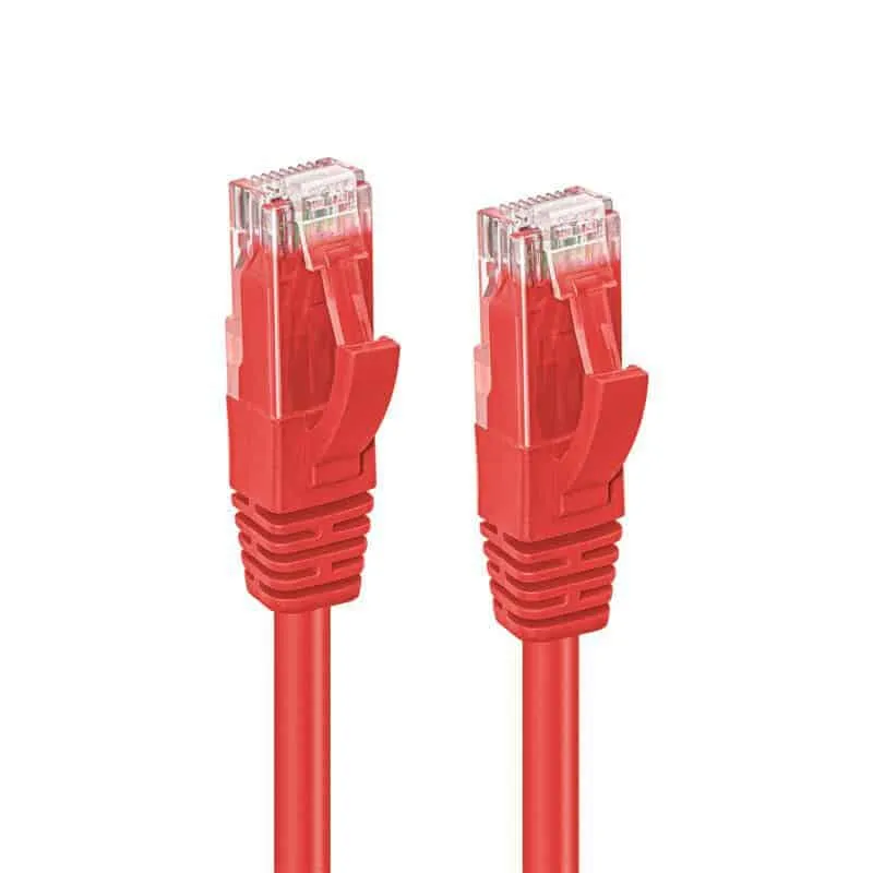 Microconnect CAT6 U/UTP netwerkkabel 10m rood