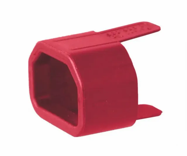 Microconnect C14 borgclip rood voor PDU