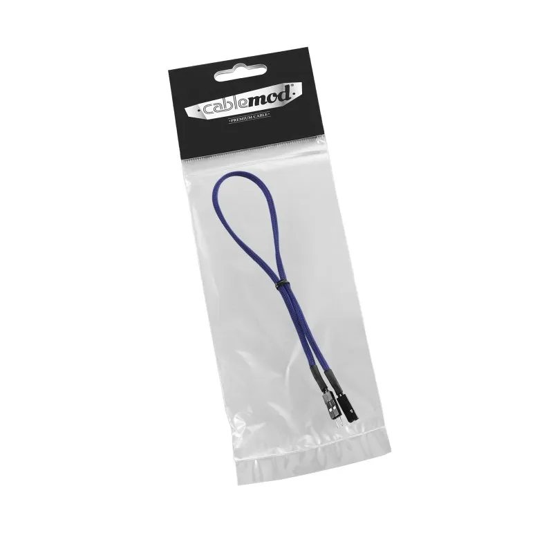 CableMod ModFlex 2-pin Chassis I/O kabel 30cm blauw