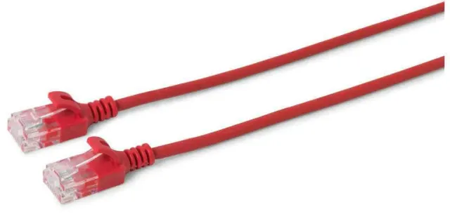 Microconnect CAT6 Slim U/UTP netwerkkabel 2m rood