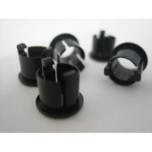 T.E.G. LED-houder clips 5mm zwart 100 stuks