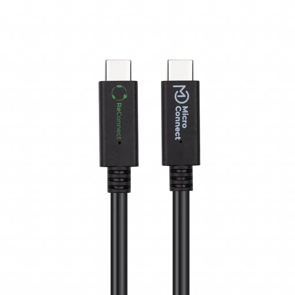 ReConnect USB-C 3.2 Gen2x2 kabel 0.25m gerecycled 20Gbps