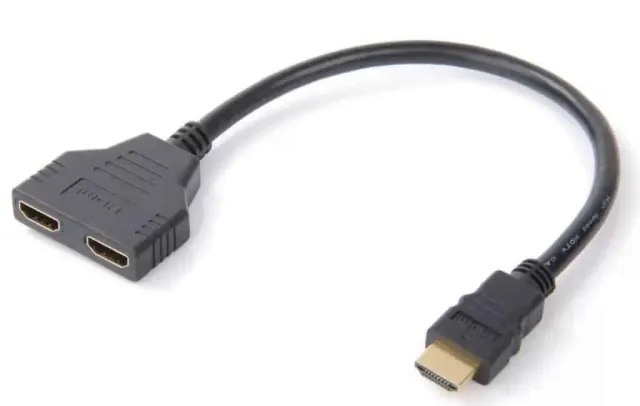 MicroConnect HDMI Y-splitter kabel voor 2 schermen