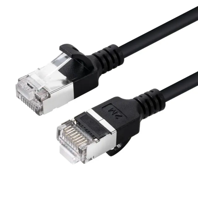Microconnect CAT6A U-FTP Slim netwerkkabel 3m zwart LSZH