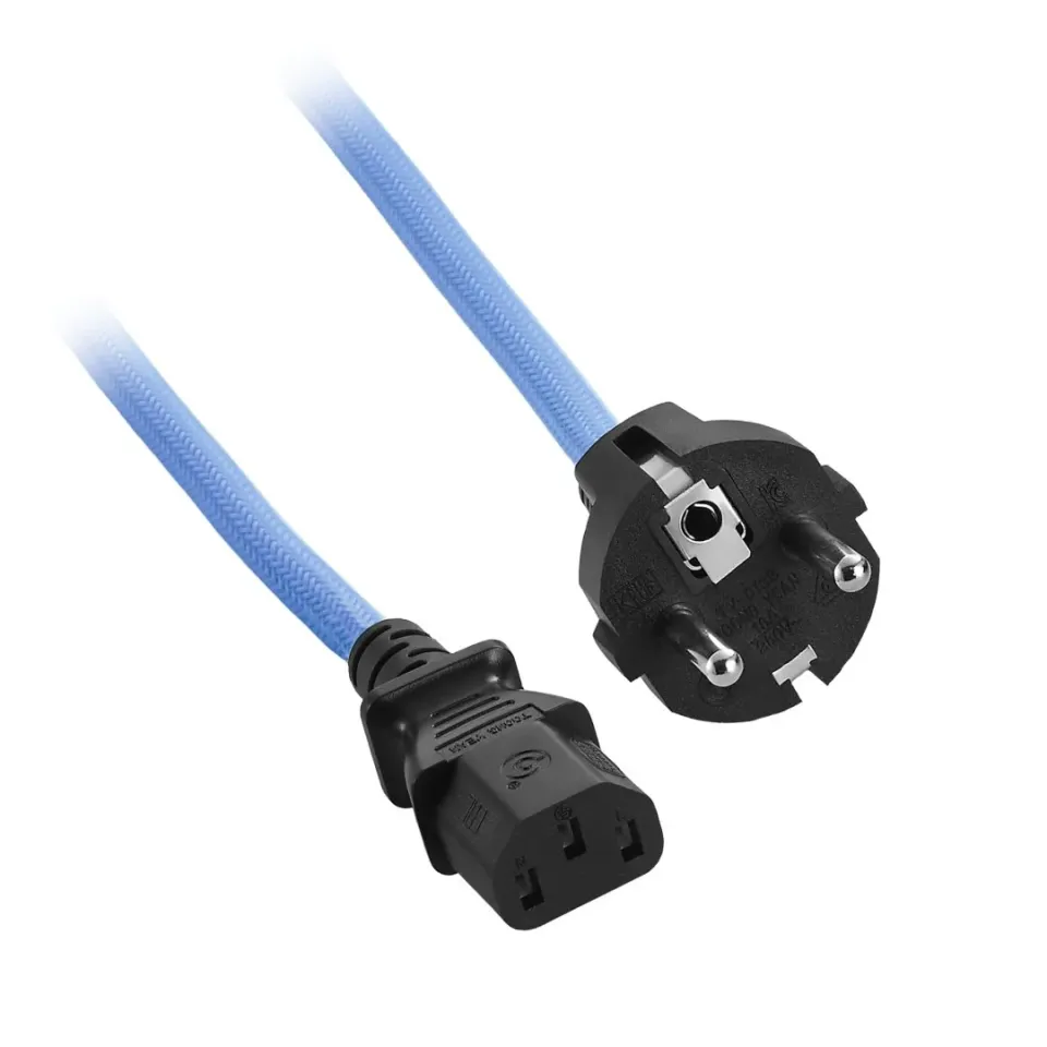 CableMod ModMesh netsnoer C13 2m lichtblauw