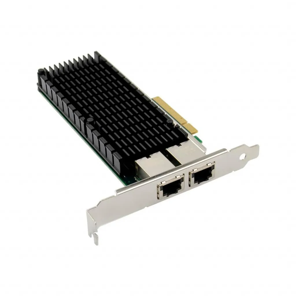 Microconnect netwerkkaart PCIe x8 Dual RJ45 10GbE