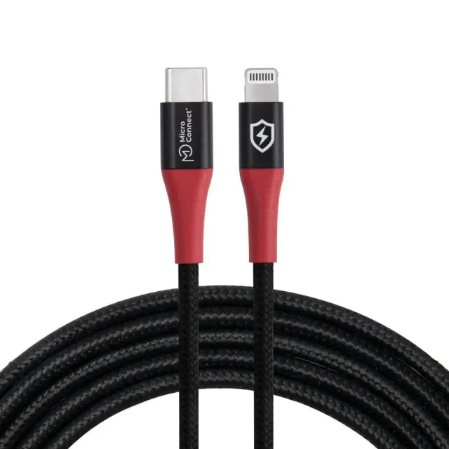 Microconnect Safe Charge USB-C Lightning oplaadkabel 1,5m