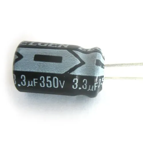 T.E.G. Elco Radiaal Staand 3,3uF 350V
