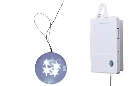 T.E.G. Emeli kerst led bol 15 cm daglicht 8 leds
