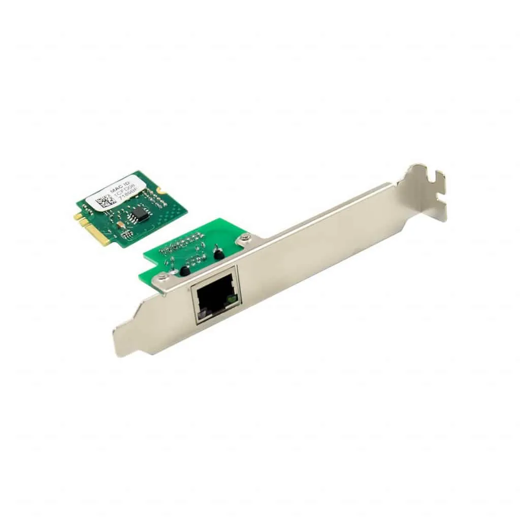 Microconnect I210-T1 M.2 A+E netwerkkaart 1G RJ45