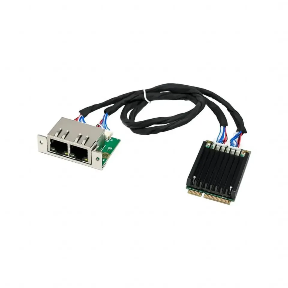 Microconnect MiniPCIe I210-T2 netwerkkaart dual 1G RJ45