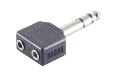 Microconnect AUDANS splitter 6,3mm-2x 3,5mm stereo