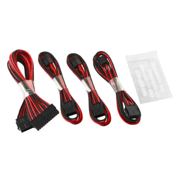 CableMod Classic ModFlex verlengkabelset zwart-rood