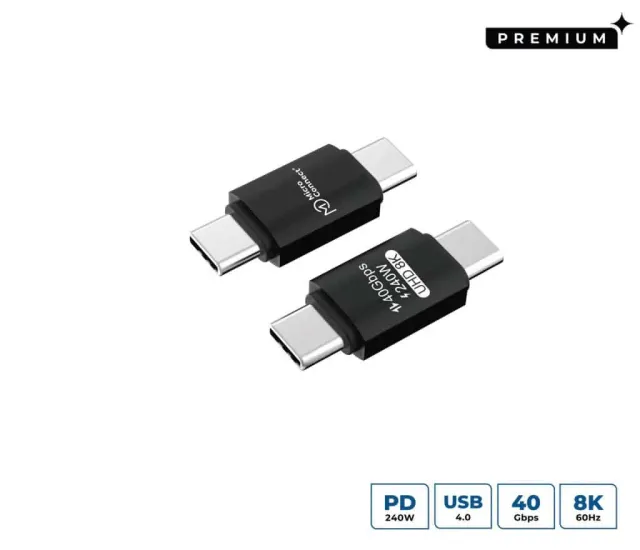 Microconnect Premium USB-C adapter USB4 40Gbps 240W 8K60