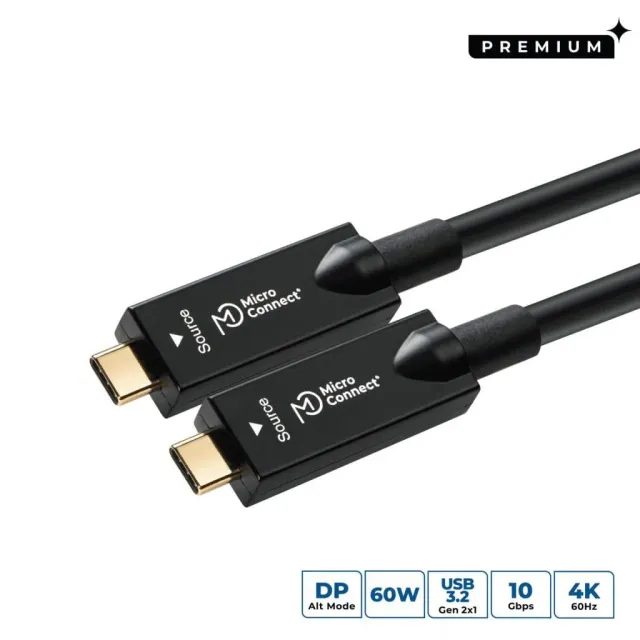 Microconnect Premium USB-C Kabel 10m 60W 4K60Hz
