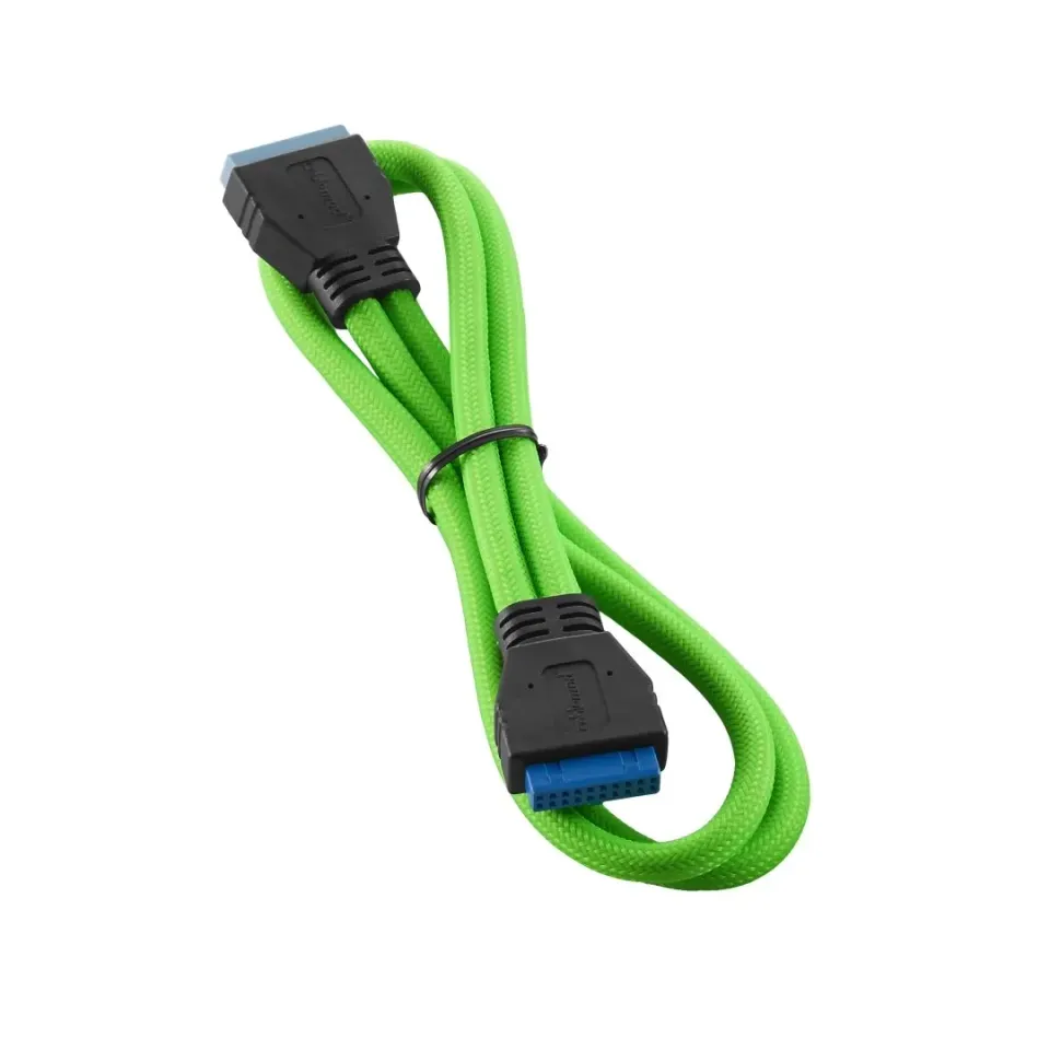 CableMod ModMesh interne USB 3.0 kabel lichtgroen 50cm