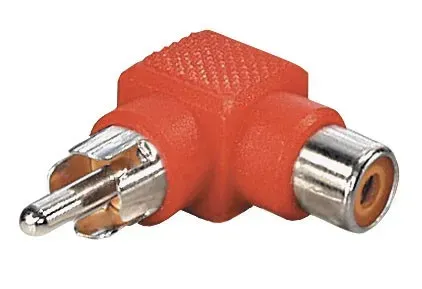 T.E.G. Cinch mono haaks koppeling M/F rood