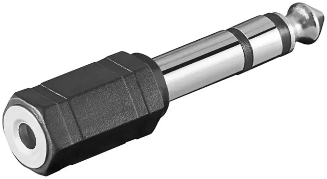 Microconnect audio adapter 6.35mm naar 3.5mm jack