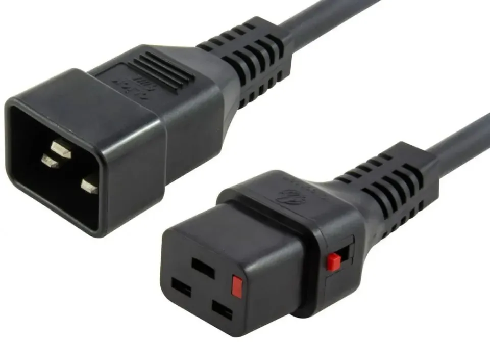 Microconnect PC2633 stroomkabel C19-C20 zwart 1,5m