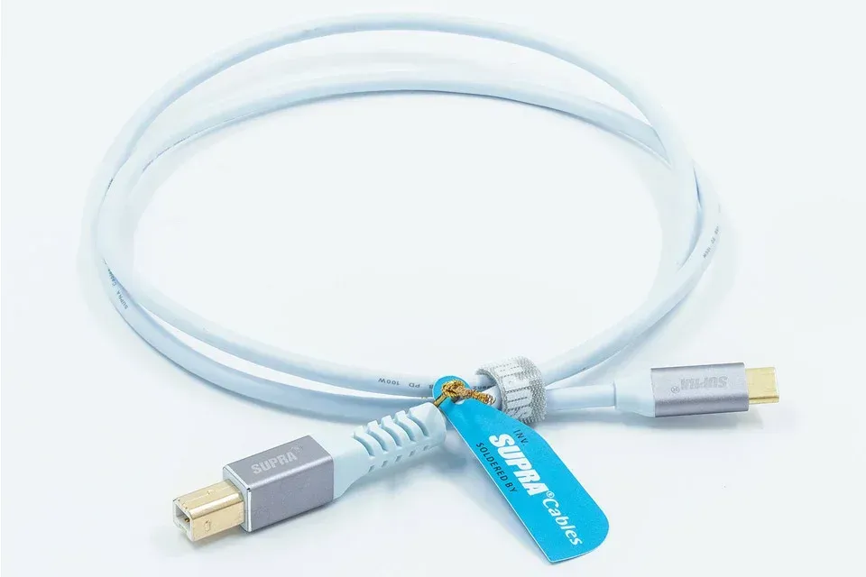 Supra USB 2.0 C-B USB-kabel USB-C naar USB-B 480 Mbps