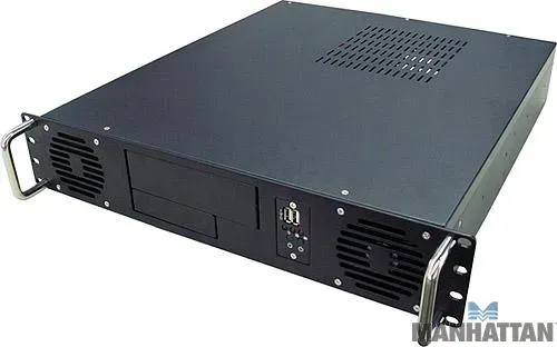 T.E.G. 2U 19 inch rackmount case serverbehuizing met riser