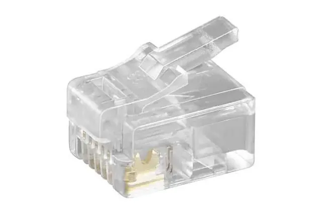 Microconnect RJ12 modulaire stekkers 6P6C 10 stuks