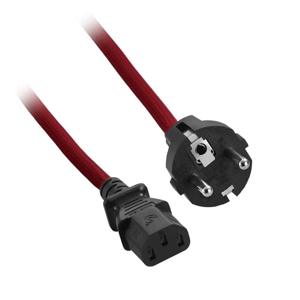CableMod ModMesh stroomkabel C13 2m rood FR-stekker